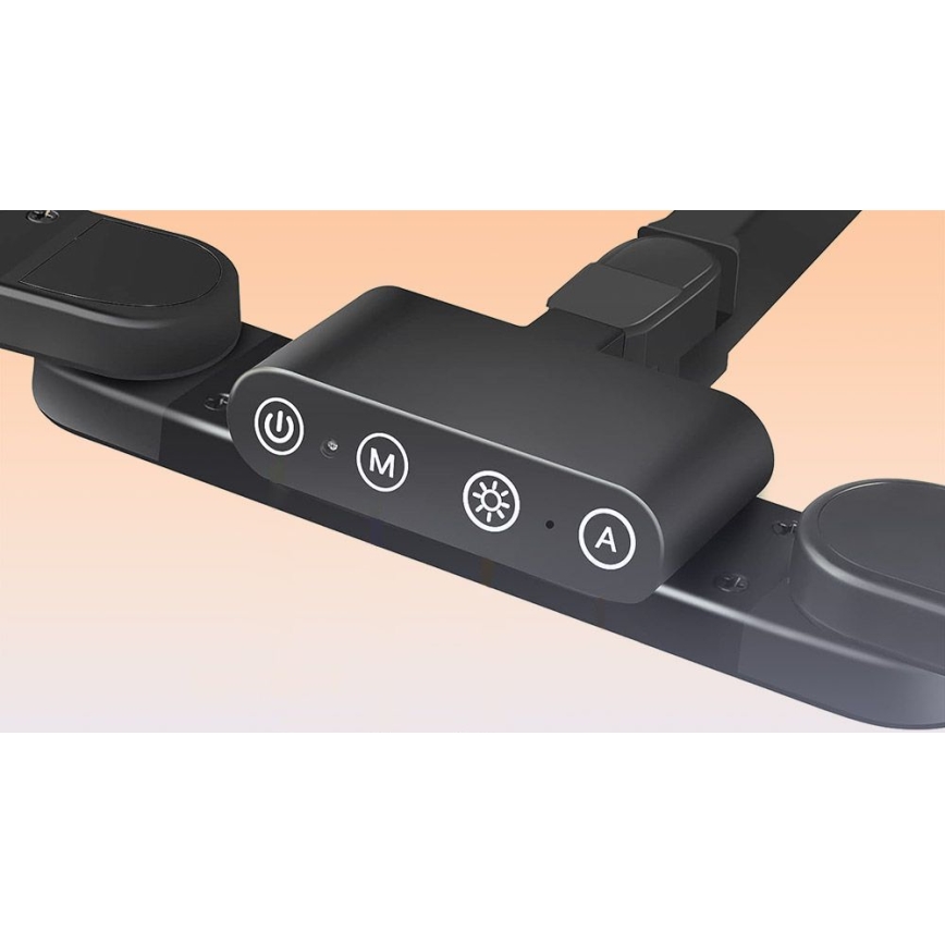 Candeeiro de mesa tátil LED flexível com regulação POINTIQ LED/24W/230V 3000-6500K CRI 92 preto