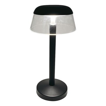 Candeeiro de mesa tátil LED com regulação LED/3W/5V 3000-6000K 1800 mAh preto