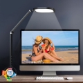 Candeeiro de mesa tátil LED flexível com regulação POINTIQ LED/15W/230V 3000-6500K CRI 96 preto