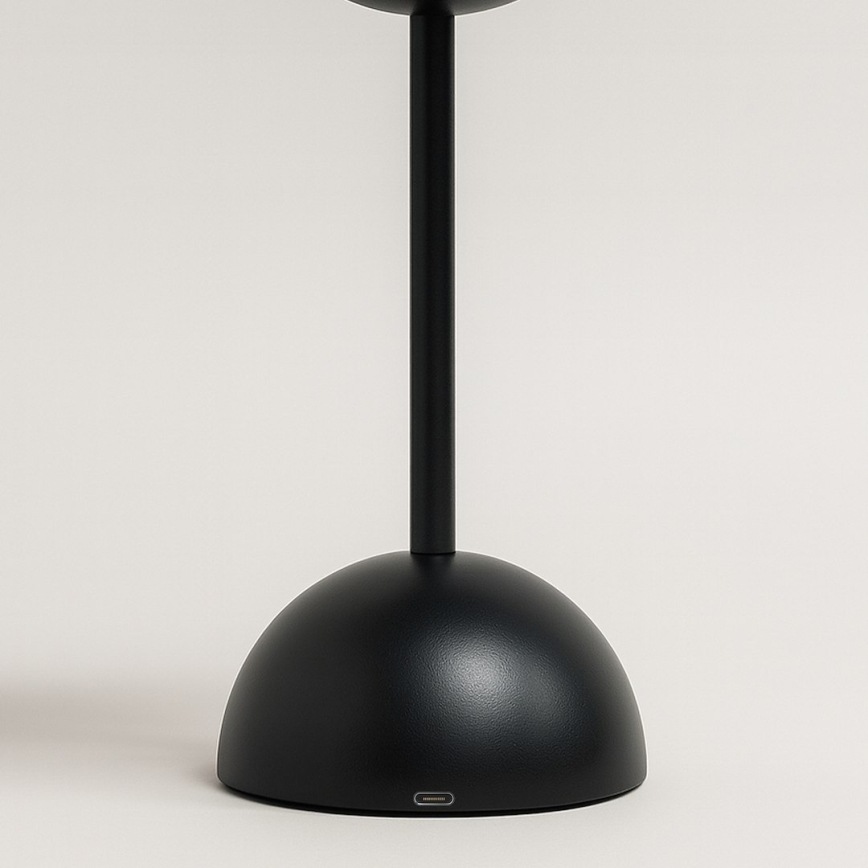 Candeeiro de Mesa Tátil LED Recarregável COSTA LED/3W/5V 2400 mAh 3000-6000K preto