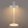Candeeiro de mesa tátil recarregável regulável para exterior LED SHINE LED/1,5W/3,7V 3000 mAh IP44 branco