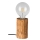 Candeeiro de mesa TRABO 1xE27/25W/230V pinho