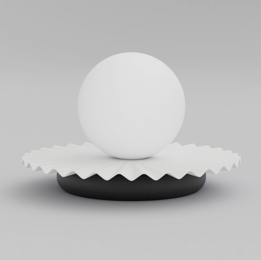 Candeeiro de mesa UMBRA 1xG9/8W/230V branco