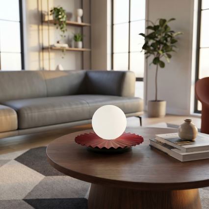 Candeeiro de mesa UMBRA 1xG9/8W/230V vermelho