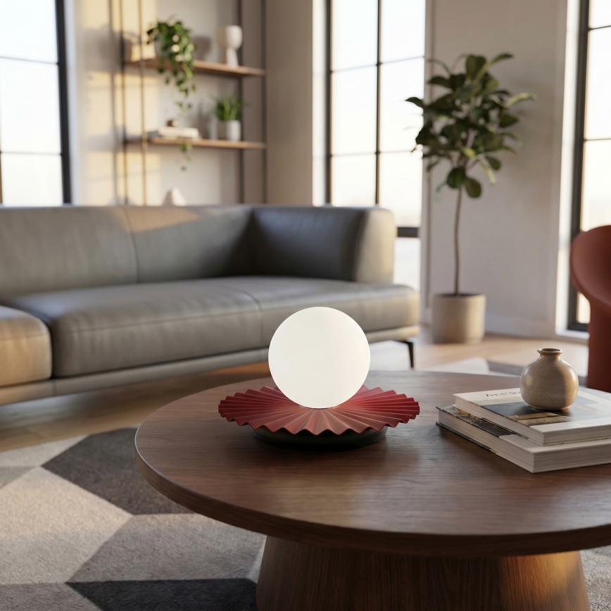 Candeeiro de mesa UMBRA 1xG9/8W/230V vermelho