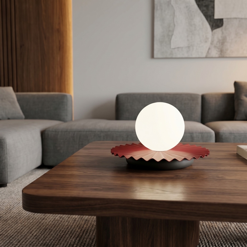 Candeeiro de mesa UMBRA 1xG9/8W/230V vermelho