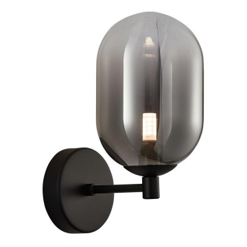 Candeeiro de parede ALIAS 1xG9/8W/230V preto/cinzento