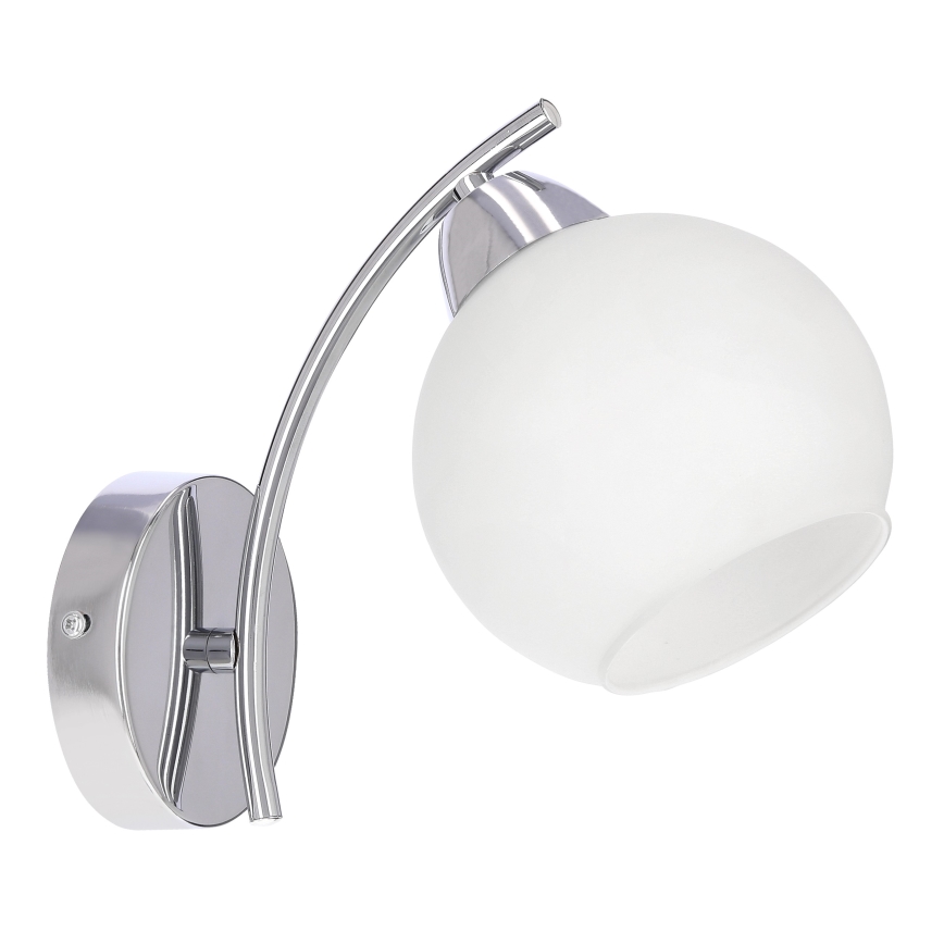 Candeeiro de parede AMOS 1xE27/40W/230V cromado brilhante