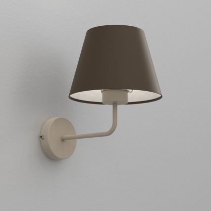 Candeeiro de parede ARDEN 1xE27/15W/230V bege/castanho