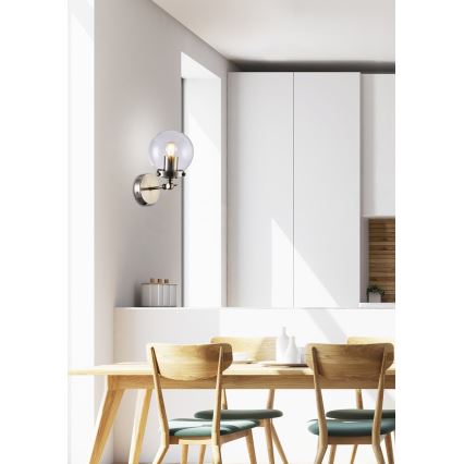 Candeeiro de parede BALLET 1xE27/40W/230V cromado mate