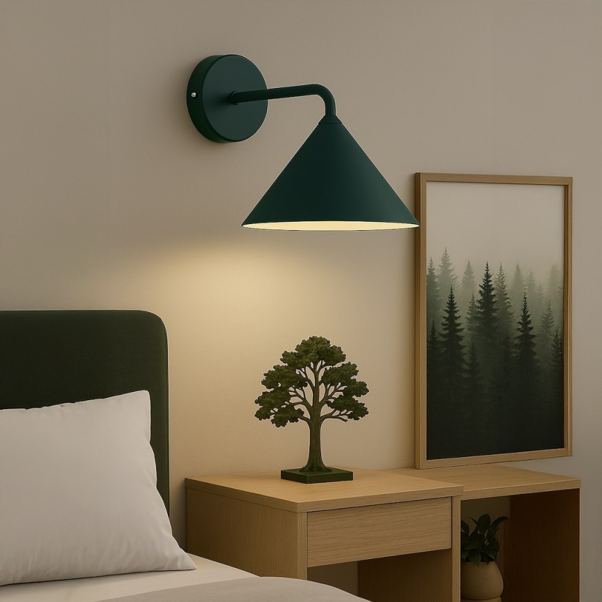 Candeeiro de parede CAPITAL 1xGX53/15W/230V verde