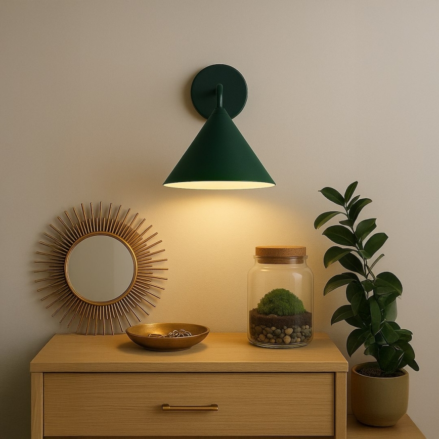 Candeeiro de parede CAPITAL 1xGX53/15W/230V verde