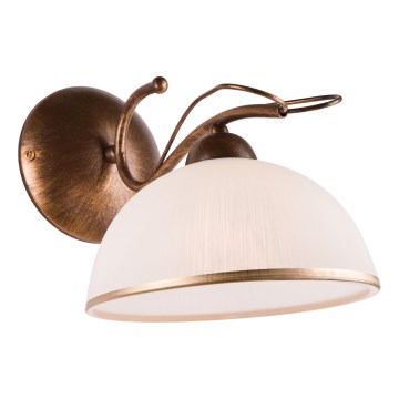 Candeeiro de parede COBRA 1xE27/60W/230V bronze/pátina