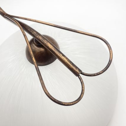 Candeeiro de parede COBRA 1xE27/60W/230V bronze/pátina