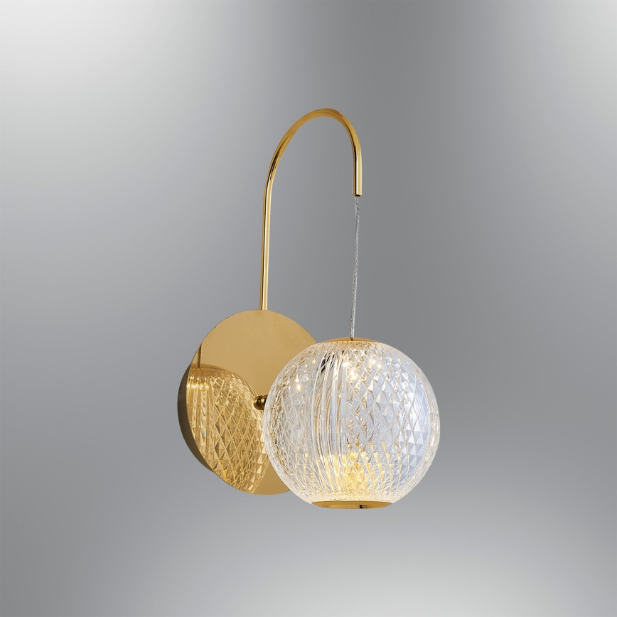 Candeeiro de parede CREMONA LED/5W/230V 3000K dourado