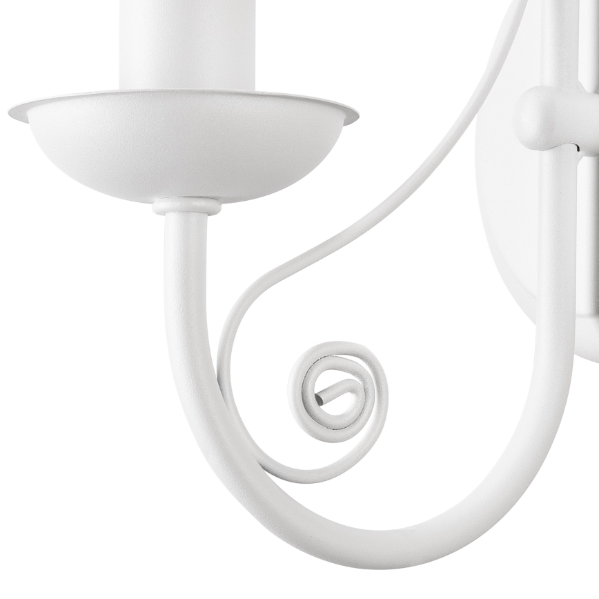 Candeeiro de parede DONATO 1xE14/40W/230V branco