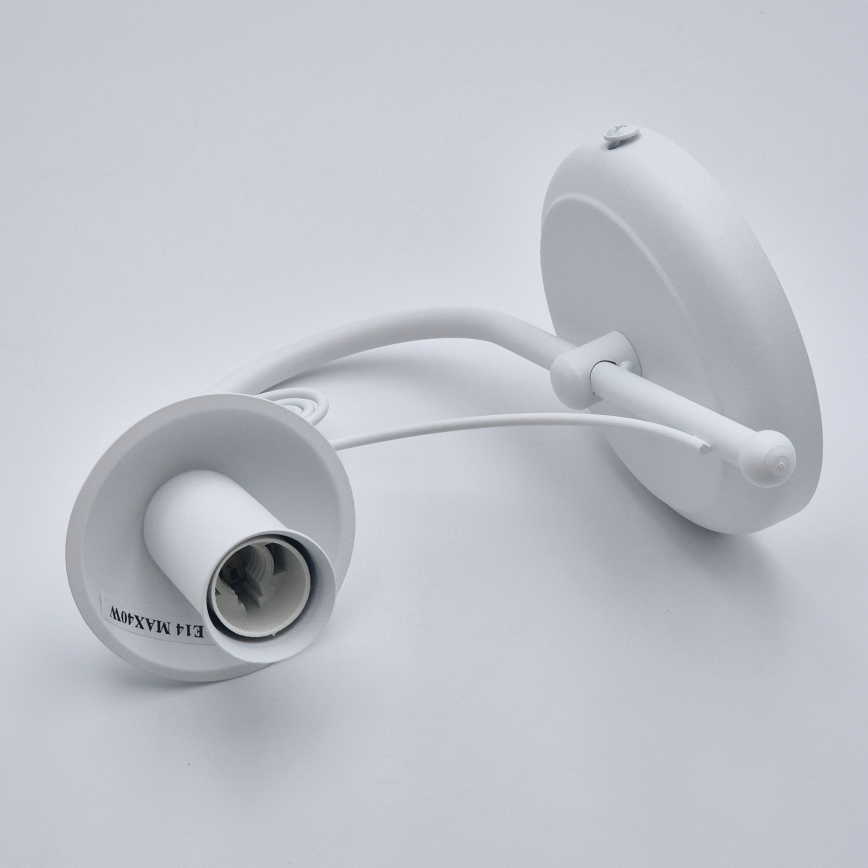 Candeeiro de parede DONATO 1xE14/40W/230V branco