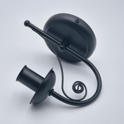 Candeeiro de parede DONATO 1xE14/40W/230V preto