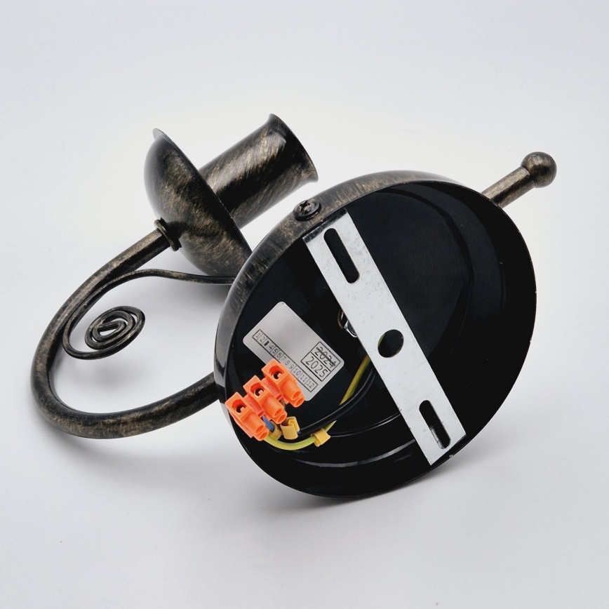 Candeeiro de parede DONATO 1xE14x40W/230V pátina