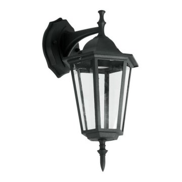 Candeeiro de parede exterior 1xE27/40W/230V IP44 preto