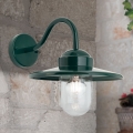 Candeeiro de parede exterior EDWARD 1xE27/60W/230V IP44 verde