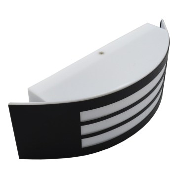 Candeeiro de parede exterior OLIANA 1xE27/60W/230V IP44 preto