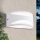 Candeeiro de parede exterior SHELL 1xE27/40W/230V IP54 branco