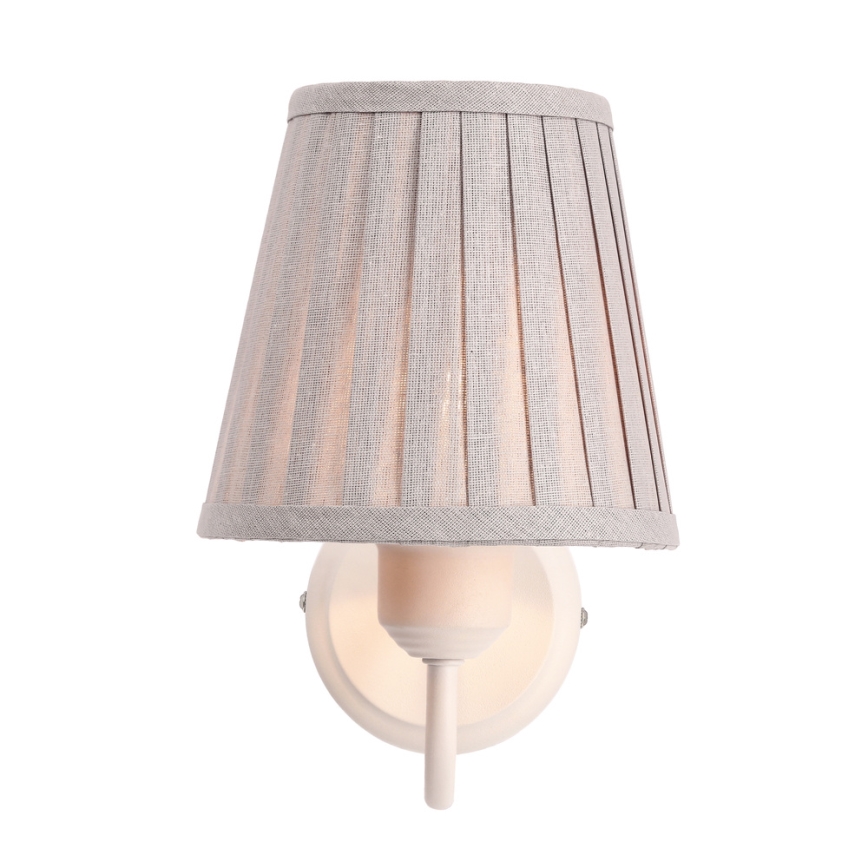 Candeeiro de parede FIREZ 1xE27/40W/230V branco/cinzento