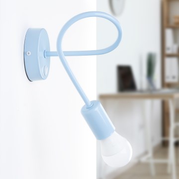 Candeeiro de parede flexível OXFORD 1xE27/15W/230V azul