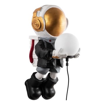 Candeeiro de parede infantil ASTRONAUT 1xE14/40W/230V, acabamento em cobre