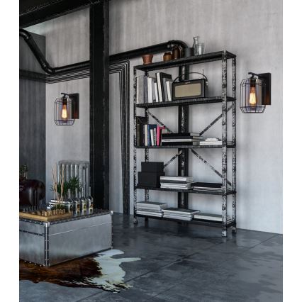 Candeeiro de parede JONERA 1xE27/40W/230V preto