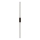 Candeeiro de parede LED AISHA LED/20W/230V 4000K 120 cm preto