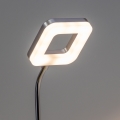 Candeeiro de parede LED com ficha para tomada LED/3,2W/230V cromado mate