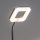 Candeeiro de parede LED com ficha para tomada LED/3,2W/230V cromado mate