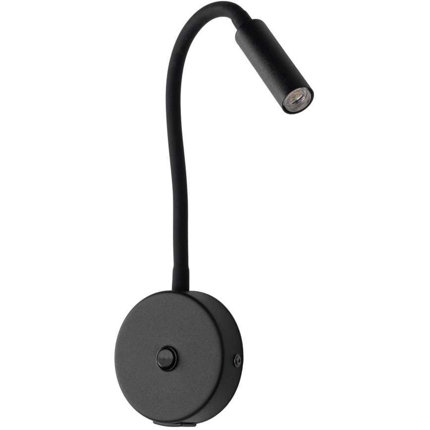 Candeeiro de parede LED com porta USB LAGOS 1xG9/3W/5V 4000K preto