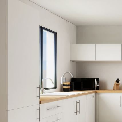 Candeeiro de parede LED flexível com USB BASE LED/8W + LED/2W/230V branco