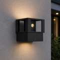 Candeeiro de parede LED para exterior 12W/230V IP54, preto