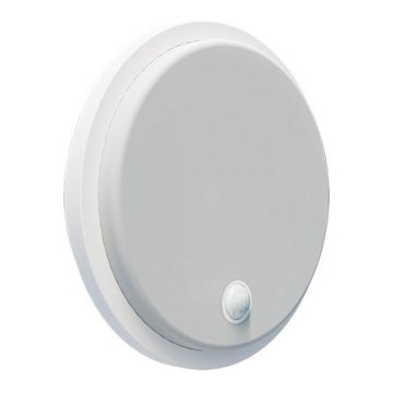 Candeeiro de parede LED para exterior com sensor de movimento e de crepúsculo LED/15W/230V IP65 branco