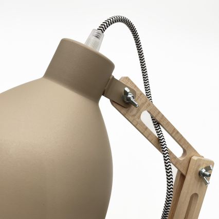 Candeeiro de parede MARCELLO 1xE27/15W/230V bege