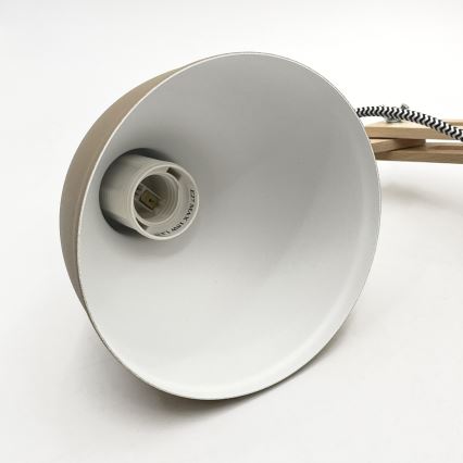 Candeeiro de parede MARCELLO 1xE27/15W/230V bege