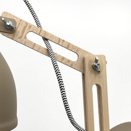 Candeeiro de parede MARCELLO 1xE27/15W/230V bege