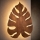 Candeeiro de parede MONSTERA 3xG9/8W/230V castanho