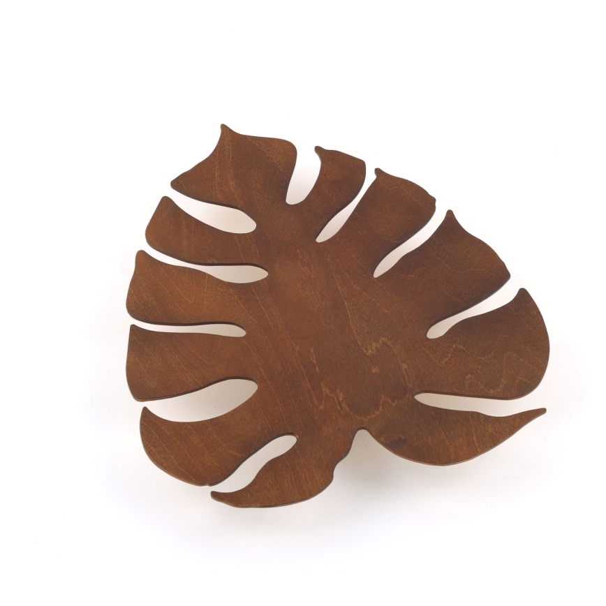 Candeeiro de parede MONSTERA 3xG9/8W/230V castanho