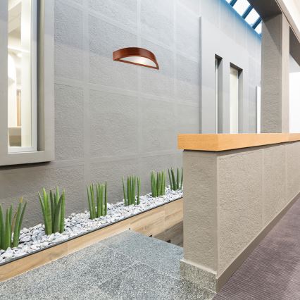 Candeeiro de parede NATURAL 1xE27/60W/230V pinho/castanho