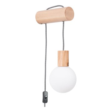 Candeeiro de parede NIBMI 1xG9/8W/230V faia