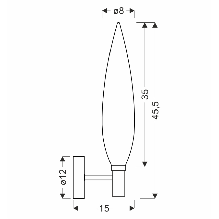 Candeeiro de parede NORDIC 1xG9/5W/230V preto/bege fumê