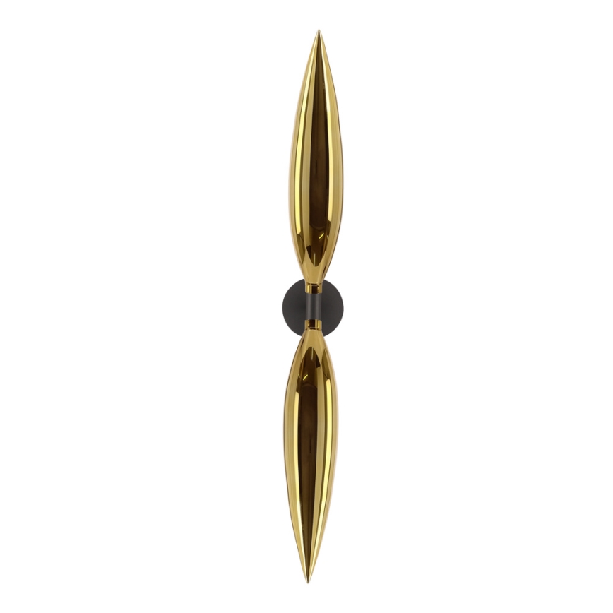 Candeeiro de parede NORDIC 2xG9/5W/230V preto/dourado