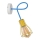 Candeeiro de parede OXFORD 1xE27/15W/230V amarelo