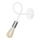 Candeeiro de parede OXFORD 1xE27/15W/230V branco