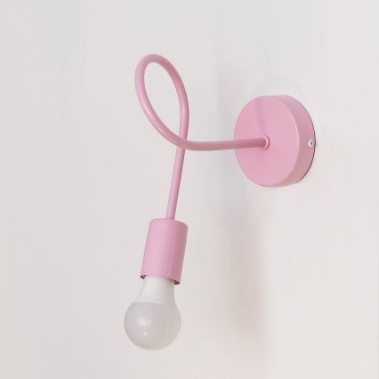 Candeeiro de parede OXFORD 1xE27/15W/230V rosa